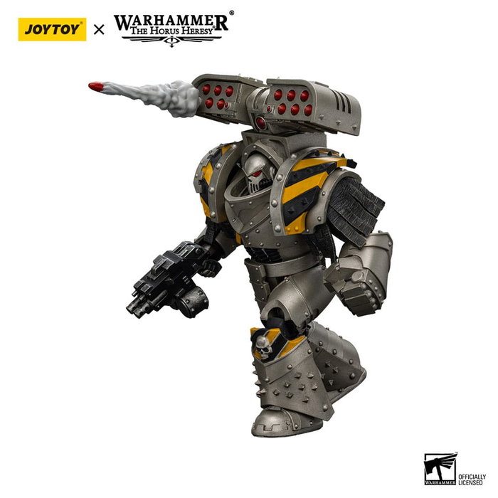 Joy Toy Warhammer The Horus Heresy Iron Warriors Tyrant Siege Terminator avec lance-roquettes, 14 cm Joy Toy Warhammer The Horus Heresy Iron Warriors Tyrant Siege Terminator avec lance-roquettes, 14 cm