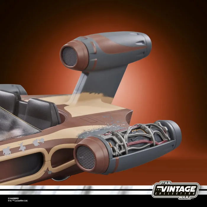 Hasbro - Star Wars The Vintage Collection - Figurine Landspeeder de Luke Skywalker avec véhicule - 9.5 cm - Nouvel Espoir