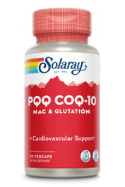 SOLARAY PQQ Y CoQ10 30 VegCaps