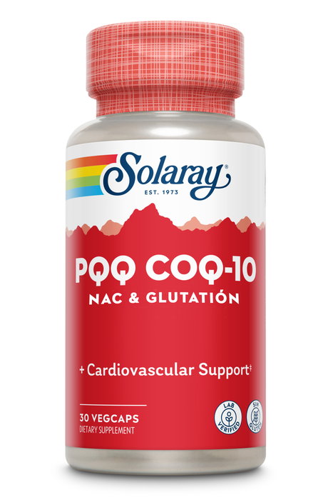 SOLARAY PQQ Y CoQ10 30 VegCaps SOLARAY PQQ Y CoQ10 30 VegCaps