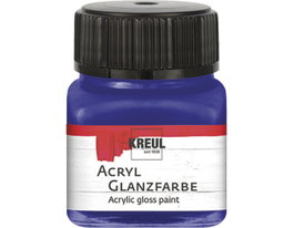 Kreul Peinture acrylique brillante bleu foncé 20ml
