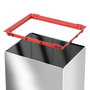 Hailo Big-Box Swing L en acier inoxydable