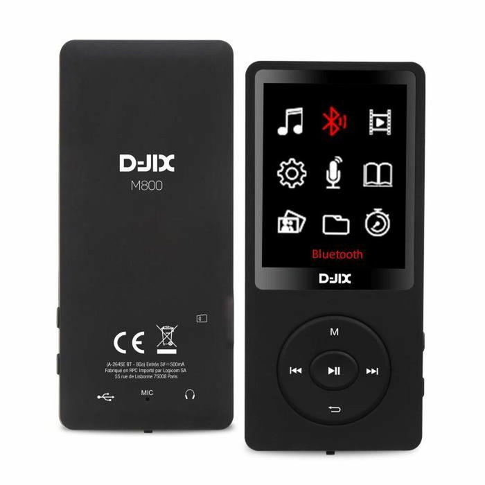 Logicom M800 Baladeur MP4 8 Go Noir Logicom M800 Baladeur MP4 8 Go Noir