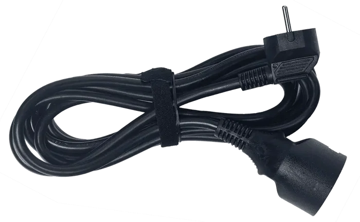 ALGAMLIGHT Rallonge électrique standard 3 m noir PVC H05VV-F 3G1,5 mm² prise CE ALGAMLIGHT Rallonge électrique standard 3 m noir PVC H05VV-F 3G1,5 mm² prise CE