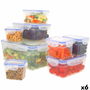 Ensemble de contenants de cuisine hermétiques empilables Max Home 27 x 12 x 20 cm 6 Unités