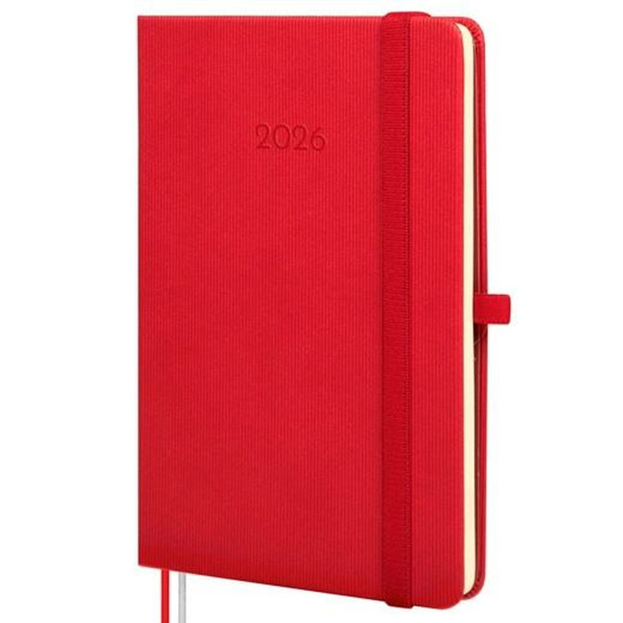 Agenda Finocam MÍNIMAL TEXTURA Rouge 11,8 x 16,8 cm 2026 Agenda Finocam MÍNIMAL TEXTURA Rouge 11,8 x 16,8 cm 2026