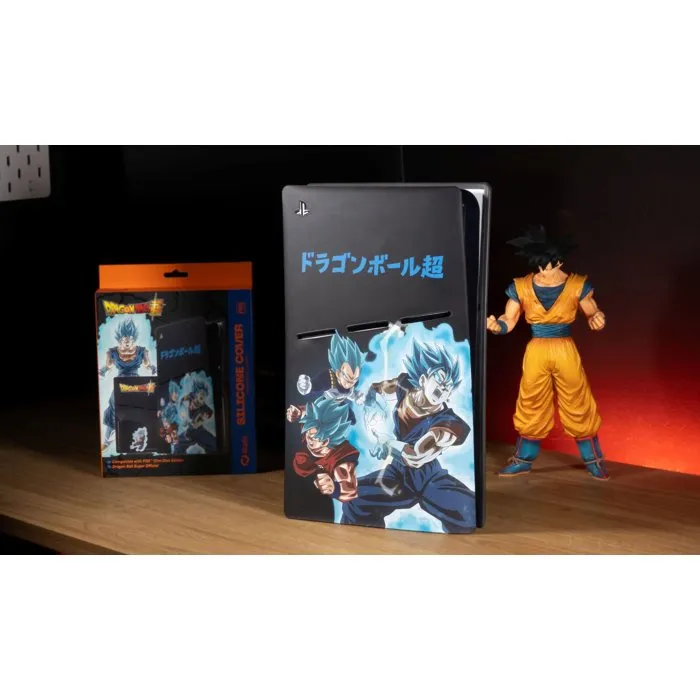 Just For Games Coque en silicone slim pour console PlayStation 5 (PS5) - Design Dragon Ball Super pour protection contre chocs et rayures