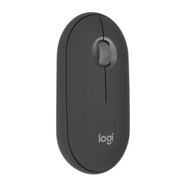 Logitech M350s Pebble Mouse 2 - Souris sans fil Bluetooth Graphite - Compatible 3 appareils, bouton personnalisable, plastique recyclé