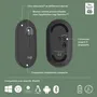 Logitech M350s Pebble Mouse 2 - Souris sans fil Bluetooth Graphite - Compatible 3 appareils, bouton personnalisable, plastique recyclé