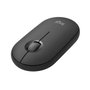 Logitech Pebble Mouse 2 M350s Souris sans fil Bluetooth silencieuse Noire