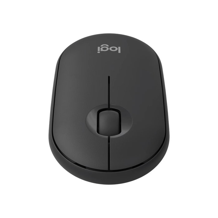Logitech Pebble Mouse 2 M350s Souris sans fil Bluetooth silencieuse Noire