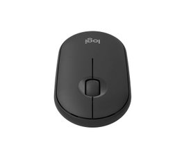 Logitech M350s Pebble Mouse 2 - Souris Bluetooth Ultra-Portable Silencieuse, Design Fin et Rond, Connexion Multi-Appareils, 2 Ans Autonomie