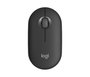Logitech M350s Pebble Mouse 2 - Souris Bluetooth Ultra-Portable Silencieuse, Design Fin et Rond, Connexion Multi-Appareils, 2 Ans Autonomie