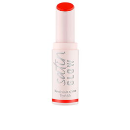 Essence - Rouge à Lèvres Satiné Lumineux Glow Satin Luminous Shine Corail It A Day N°07 - 3.5 g - Finition Satinée, Unisexe
