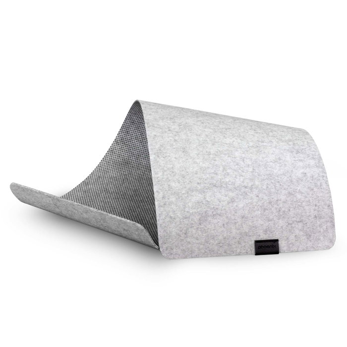 Phoenix Sizigia Tapis de Bureau Premium en Feutre de Laine Mérinos 3 mm - Base Antidérapante, Protection Écritoire