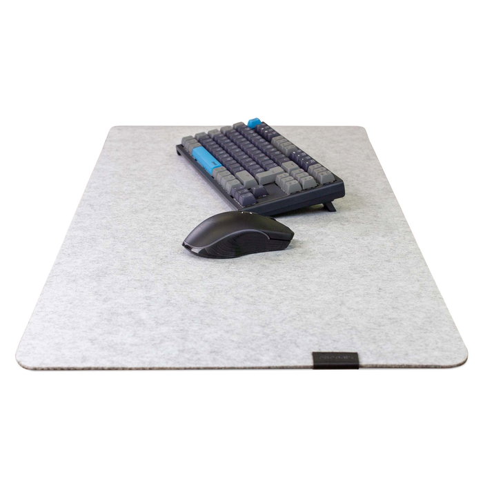 Phoenix Sizigia Tapis de Bureau Premium en Feutre de Laine Mérinos 3 mm - Base Antidérapante, Protection Écritoire