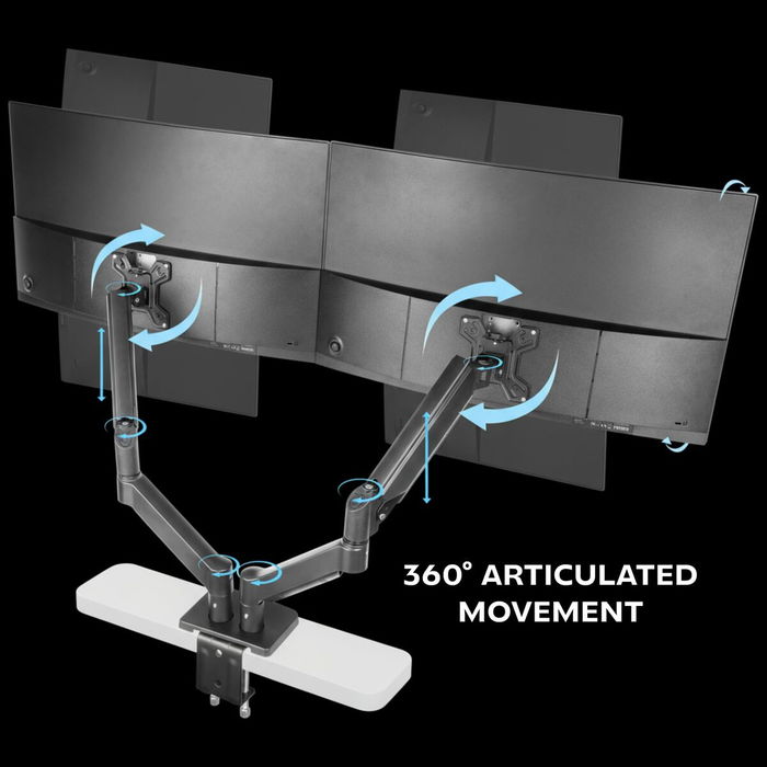 Support de table d'écran Mars Gaming MARMPRO2 32" 10"