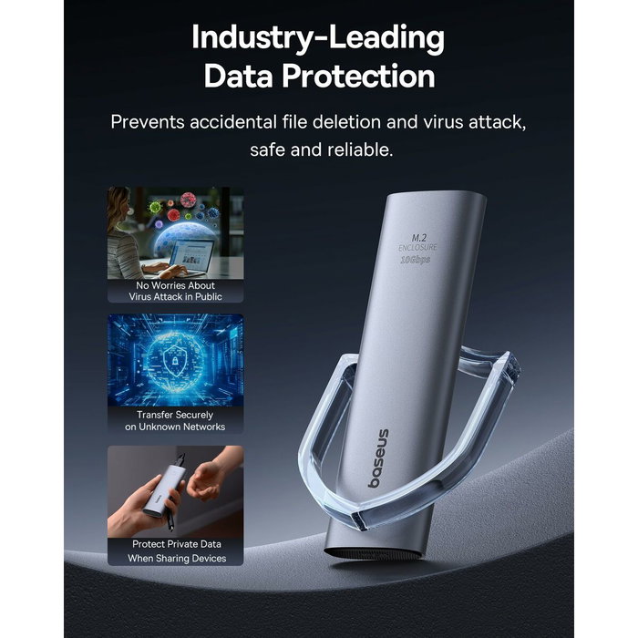 Boîtier Externe Baseus B00760600811-01 Gris