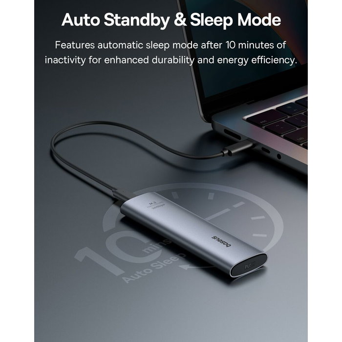 Boîtier Externe Baseus B00760600811-01 Gris