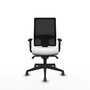 PIQUERAS Y CRESPO Chaise de bureau Horna, mécanisme Sincro, blanc/noir
