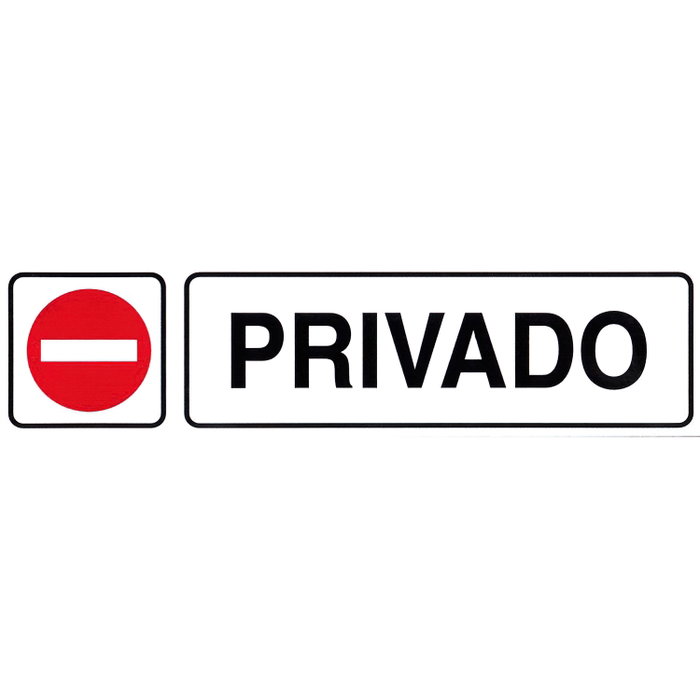 WOLFPACK LINEA PROFESIONAL Autocollant Privado 250x63 mm WOLFPACK LINEA PROFESIONAL Autocollant Privado 250x63 mm