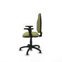 PIQUERAS Y CRESPO Chaise de bureau Algarra, Vert olive, Accoudoirs 2D