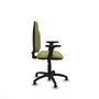 PIQUERAS Y CRESPO Chaise de bureau Algarra, Vert olive, Accoudoirs 2D