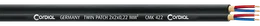 CORDIAL Bobine Câble Microphone 2x2x0,22 mm² Shielded - 100 m