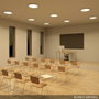 Plafonnier LED circulaire 36 W, 3 600 lm, 6 000 K, Blanc Froid