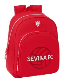 Safta Mochila Infantil ADAP.CARRO Sevilla FC - Sac à dos pour enfant, thème club de football, 28 x 34 x 10 cm
