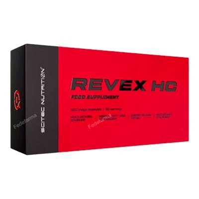 Scitec Nutrition Revex HC - 120 capsules - Complément alimentaire Scitec Nutrition Revex HC - 120 capsules - Complément alimentaire