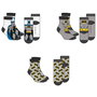DC Comics Batman - Set de 3 Paires de Chaussettes Adultes, Taille 39-45, Mixte