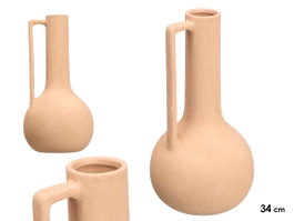 Giftdecor Jarron Tinaja 34 cm Céramique Marron (Set de 4)