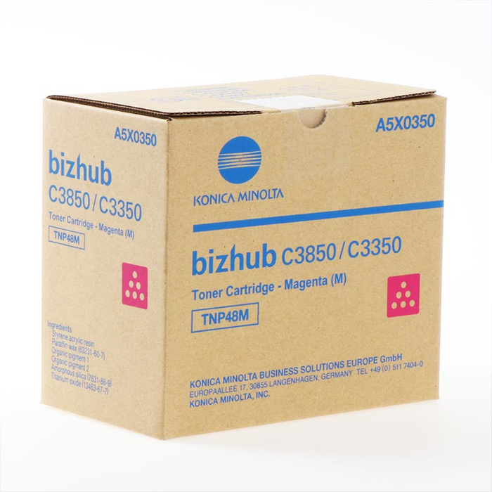 Konica Minolta Toner TNP48M / A5X0350 Magenta pour imprimante Konica Minolta Toner TNP48M / A5X0350 Magenta pour imprimante