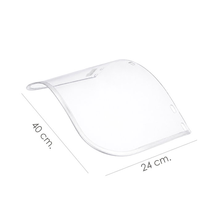 WOLFPACK LINEA PROFESIONAL Protecteur Facial de Rechange en Polycarbonate Transparent WOLFPACK LINEA PROFESIONAL Protecteur Facial de Rechange en Polycarbonate Transparent