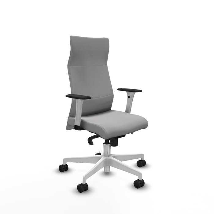 Piqueras Y Crespo Fauteuil Albacete, mécanisme synchrone, Gris clair Piqueras Y Crespo Fauteuil Albacete, mécanisme synchrone, Gris clair