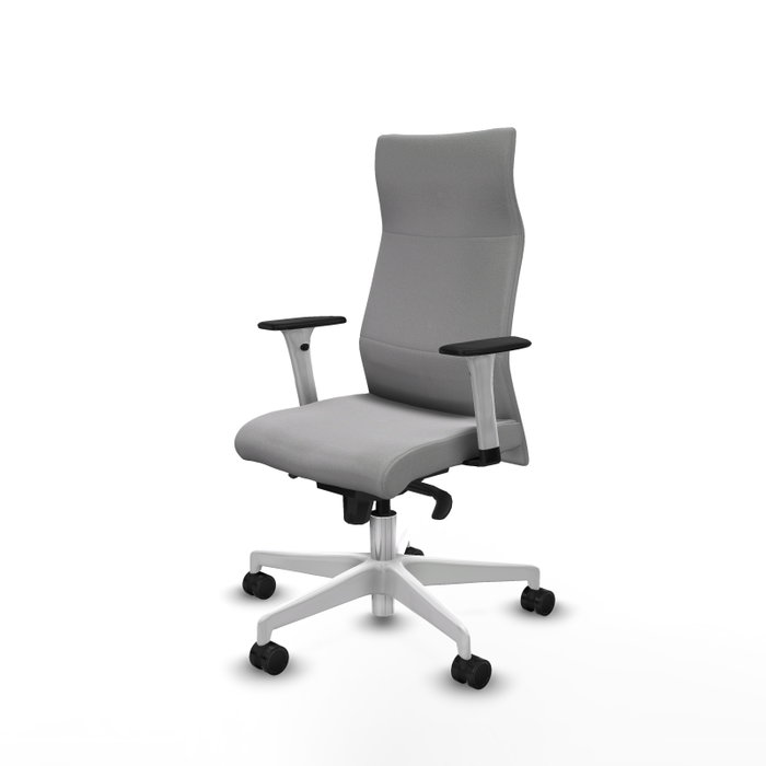 Piqueras Y Crespo Fauteuil Albacete, mécanisme synchrone, Gris clair Piqueras Y Crespo Fauteuil Albacete, mécanisme synchrone, Gris clair