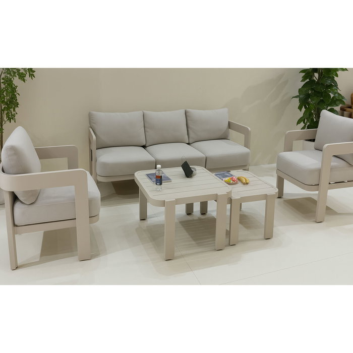Canapé de jardin Home ESPRIT Beige 188 X 75 X 67 CM