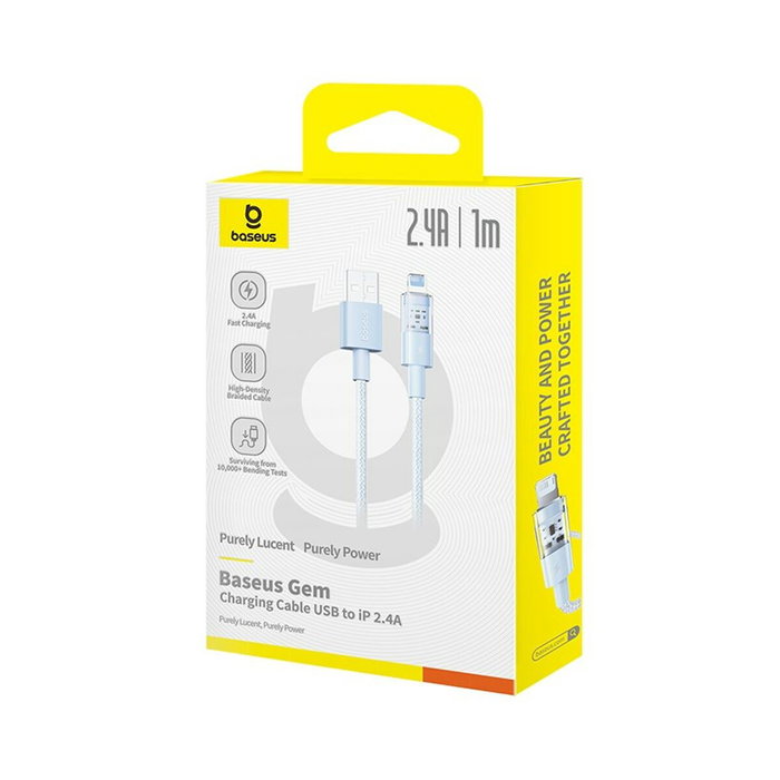 Baseus Câble USB vers Lightning Bleu 1 m