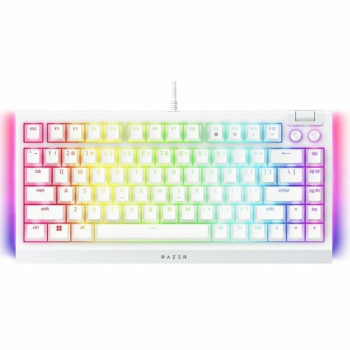 Clavier pour jeu Razer RZ03-05001700-R3M1 Blanc Clavier pour jeu Razer RZ03-05001700-R3M1 Blanc