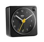 Braun BC-02-XB Réveil Classique Analogique Noir à Mouvement Continu Silencieux, Lumière de Fond et Aiguilles Lumineuses