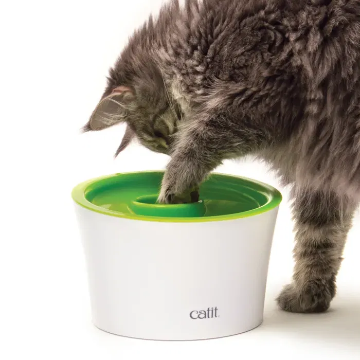 Catit Senses 2.0 Distributeur de Nourriture pour Chat 2.5 Litres, pour Intérieur, Plastique Haute Qualité