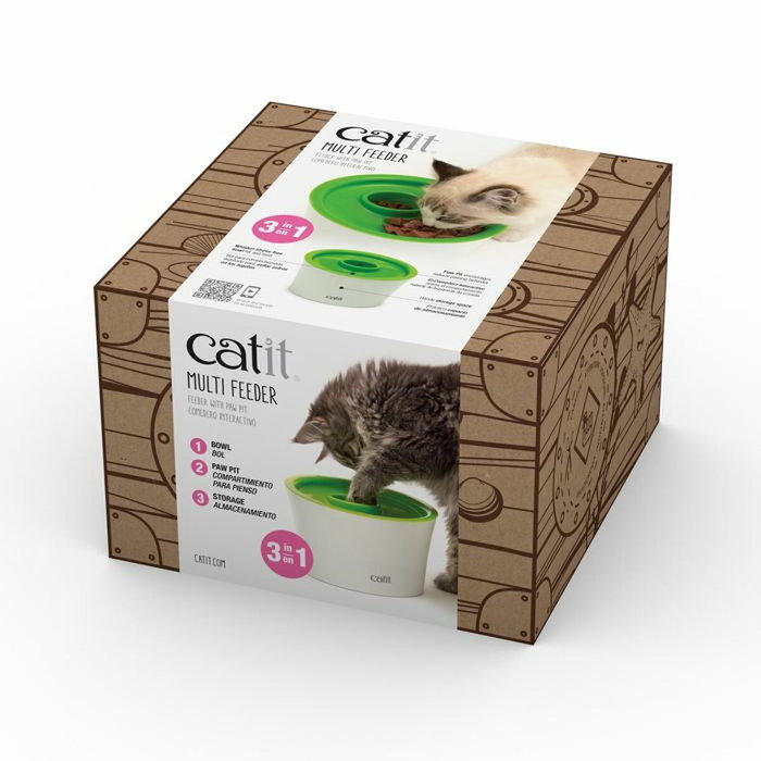 Catit Senses 2.0 Distributeur de nourriture pour chat Vert et blanc