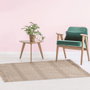 Home Deco Factory Tapis Beige Géométrique 140x200 cm