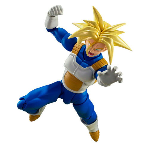 TAMASHII NATIONS S.H. Figuarts - Figurine articulée Trunks Super Saiyan (Latent Power) - Dragon Ball Z - 14 cm avec accessoires TAMASHII NATIONS S.H. Figuarts - Figurine articulée Trunks Super Saiyan (Latent Power) - Dragon Ball Z - 14 cm avec accessoires