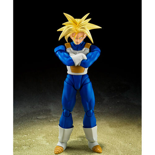 TAMASHII NATIONS S.H. Figuarts - Figurine articulée Trunks Super Saiyan (Latent Power) - Dragon Ball Z - 14 cm avec accessoires TAMASHII NATIONS S.H. Figuarts - Figurine articulée Trunks Super Saiyan (Latent Power) - Dragon Ball Z - 14 cm avec accessoires