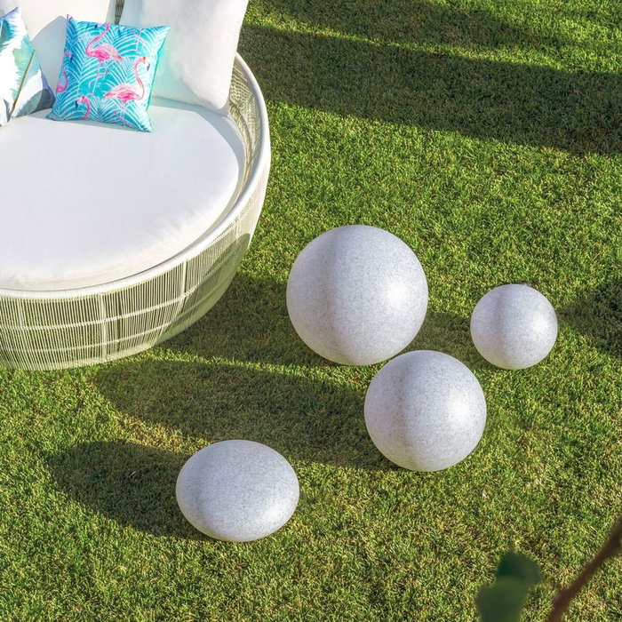 BigBuy Home Décoration lumineuse Sphere Pierre 25 W 40 x 40 x 40 cm BigBuy Home Décoration lumineuse Sphere Pierre 25 W 40 x 40 x 40 cm