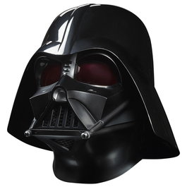 Hasbro - Replica du Casque Électronique de Darth Vader - Inspiré de Obi-Wan Kenobi - Star Wars - Décor Détailé avec Sons et Base d'Exposition