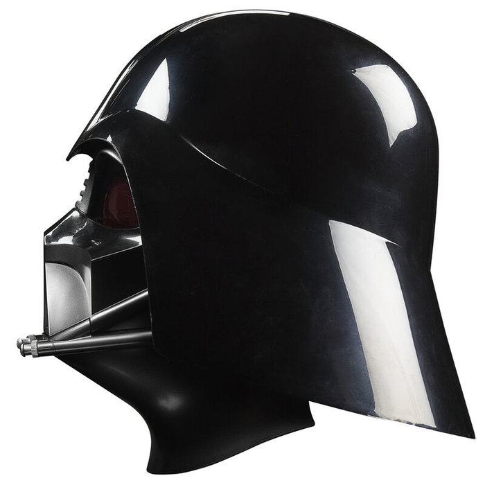 Hasbro - Replica du Casque Électronique de Darth Vader - Inspiré de Obi-Wan Kenobi - Star Wars - Décor Détailé avec Sons et Base d'Exposition