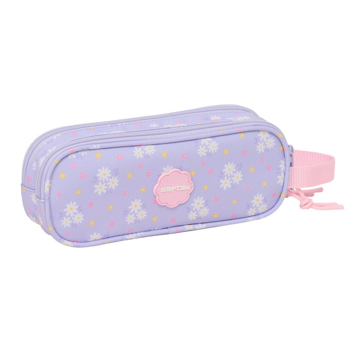 Fourre-tout Safta Bouquet Rose Lila 21 x 8 x 6 cm